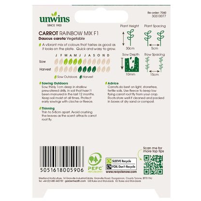 Carrot Rainbow Mix F1