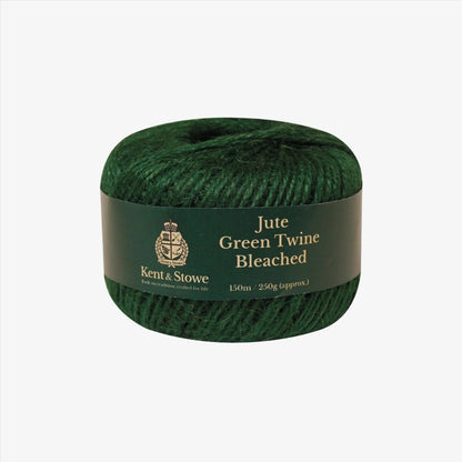 Kent & Stowe Jute Twine Bleached Green150m 250g