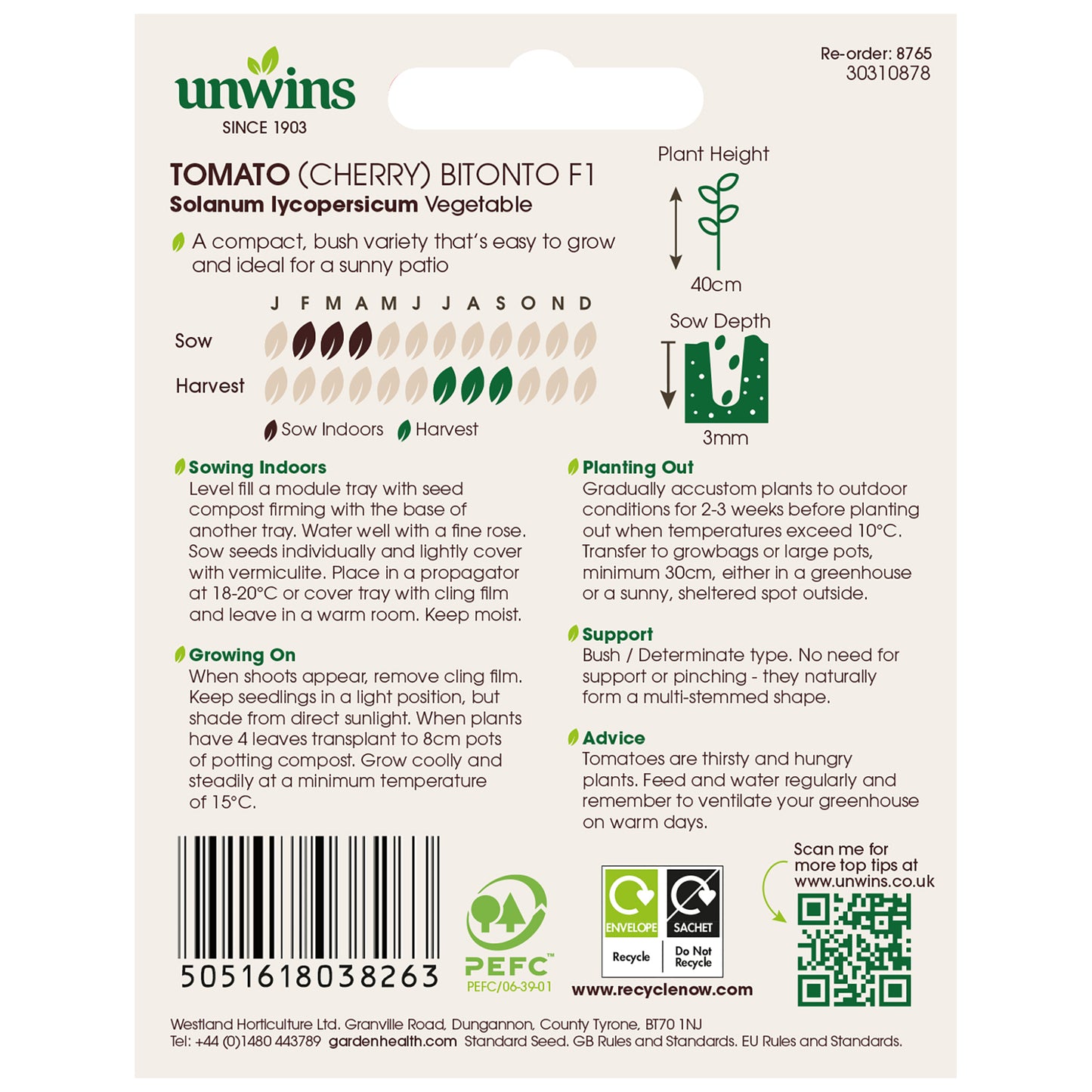 Tomato (Cherry) Bitonto F1