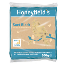 Honeyfield's Suet Block With Insect & Mealworm 300g