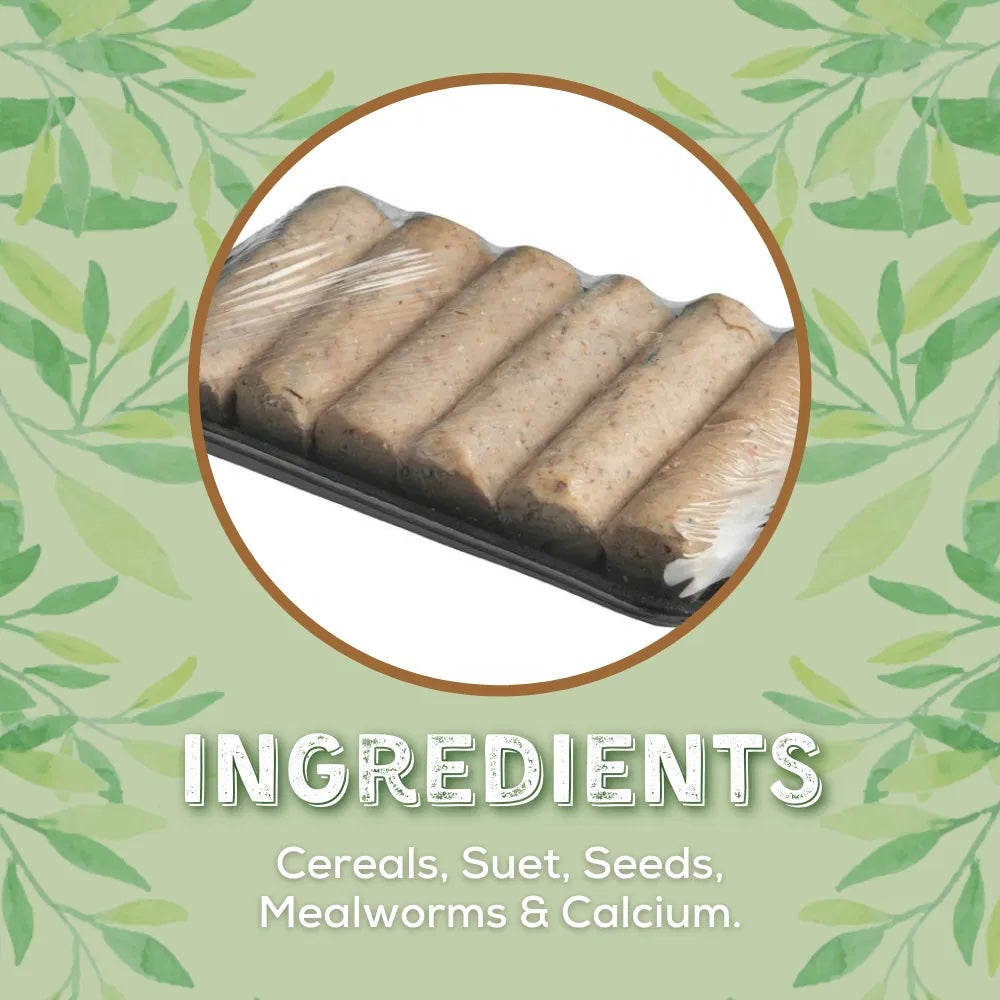 Copdock Mill Suet Sausage Insect 6pk 520g