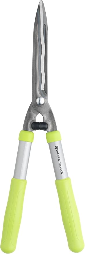 Spear & Jackson Bypass Secateurs + Hand Shears Set in Green