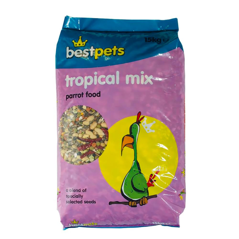 Bestpets Tropical Parrot Food Mix 15kg