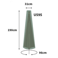 Bosmere Ultimate Zipped Parasol Cover Charcoal 190cm