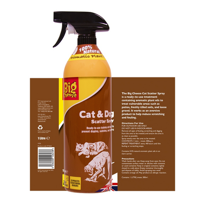 The Big Cheese Cat & Dog Scatter Spray 1L RTU