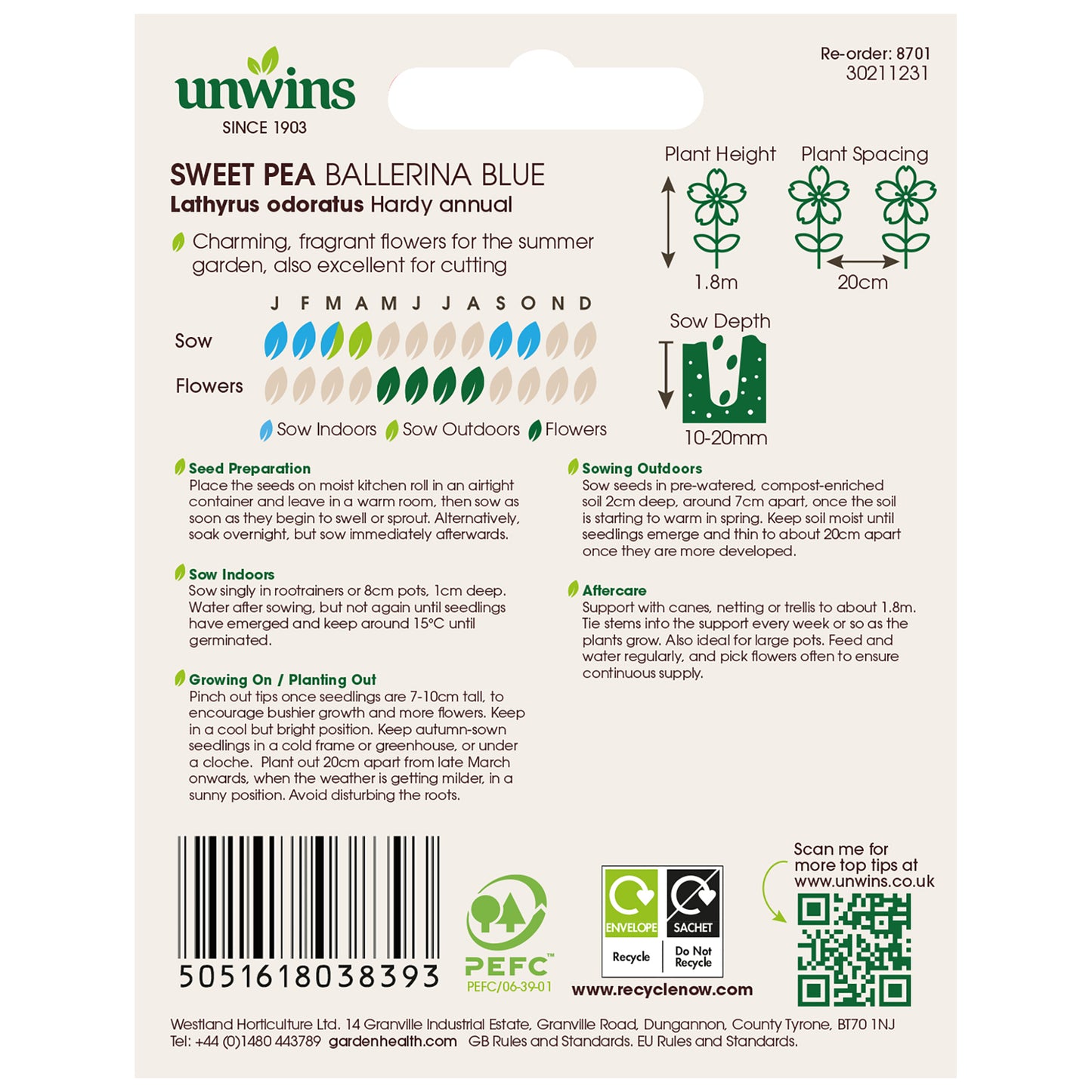 Unwins Pastel Dream Seed Bundle