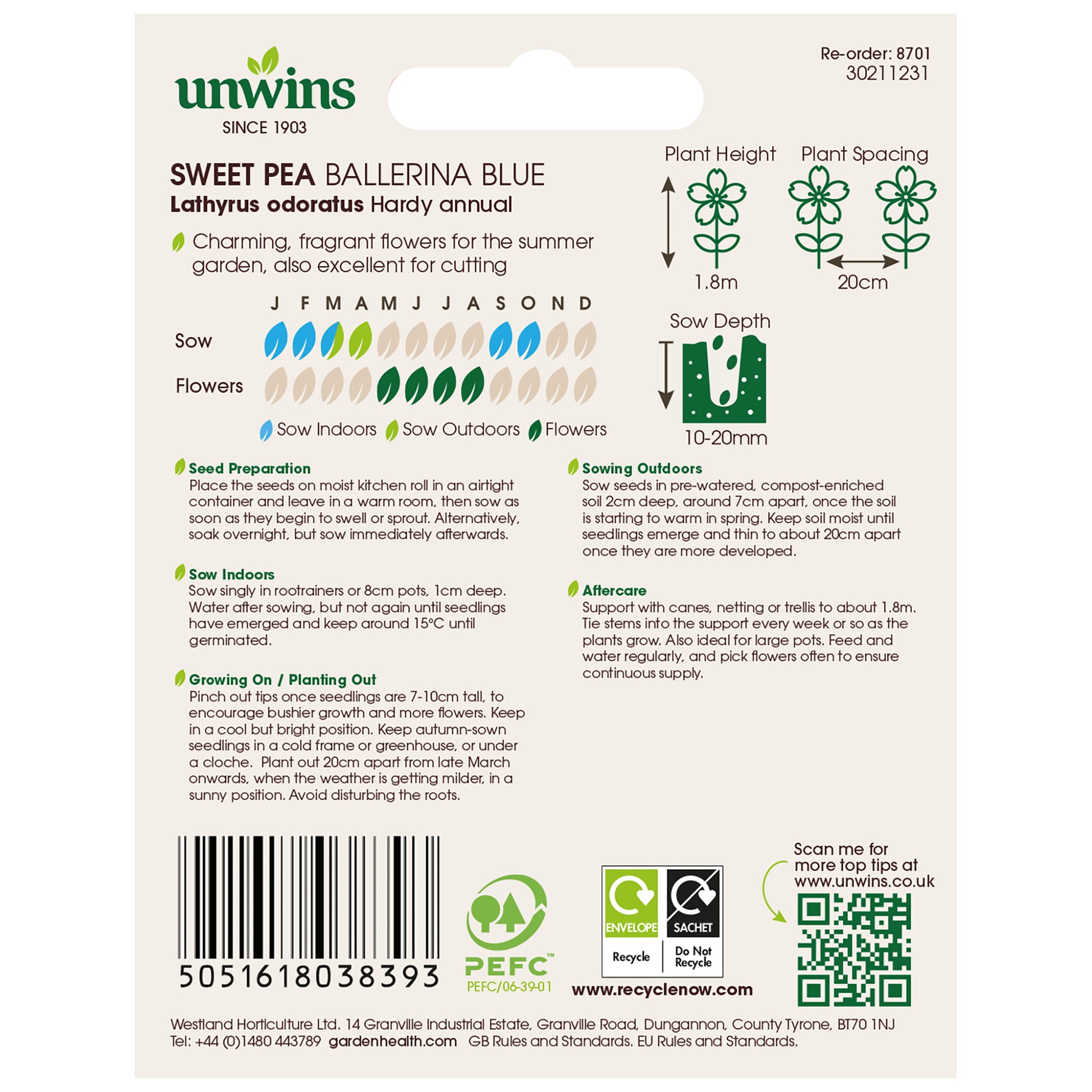 Unwins Pastel Dream Seed Bundle