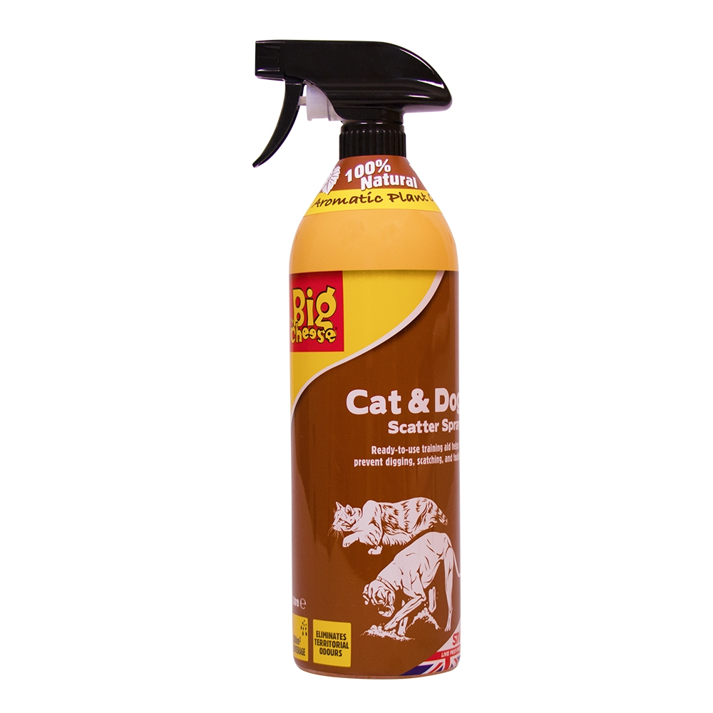 The Big Cheese Cat & Dog Scatter Spray 1L RTU