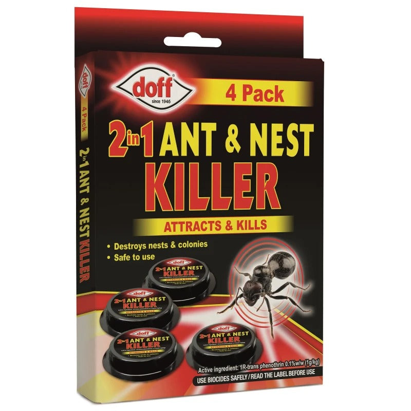 Doff 2 in 1 Ant & Nest Killer - Pre-Baited Traps