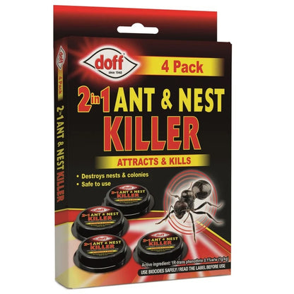 Doff 2 in 1 Ant & Nest Killer - Pre-Baited Traps