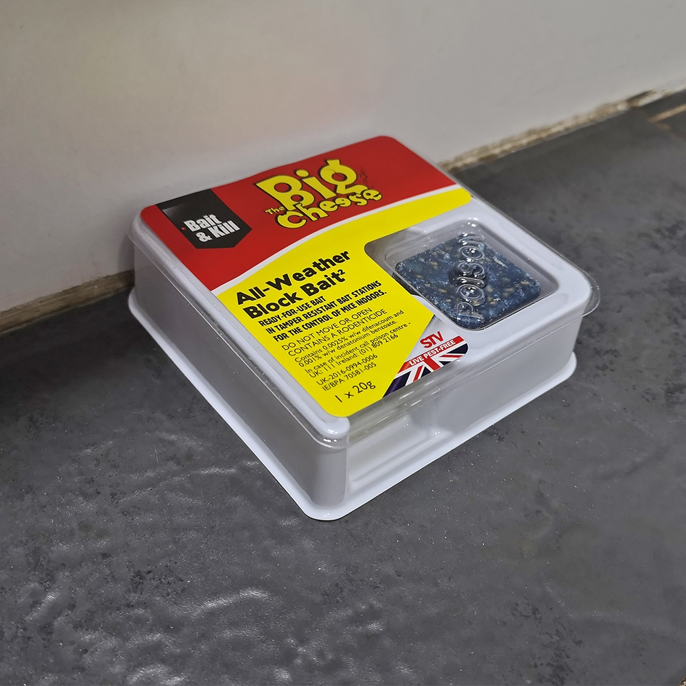 The Big Cheese Ready-Baited Mouse Killer Station Twinpack