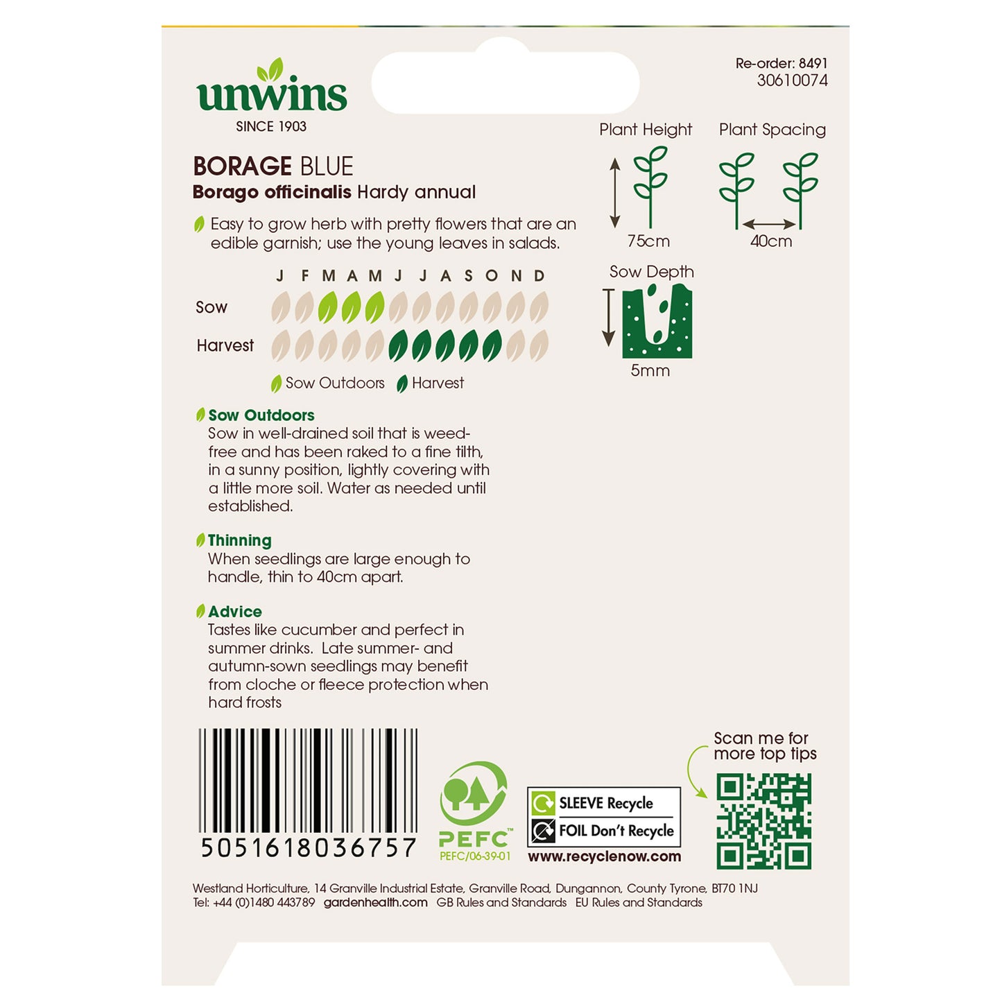 Unwins Seeds - Organic
