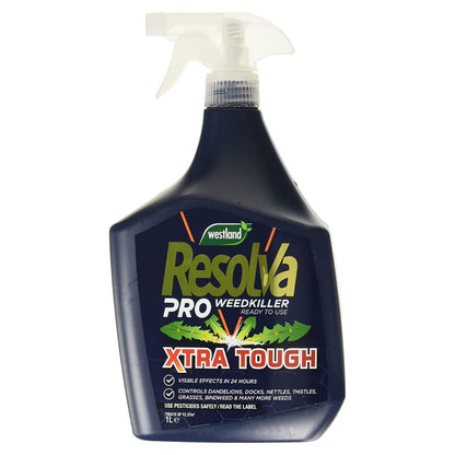 Resolva Pro Weedkiller Xtra Tough 1L RTU x 2