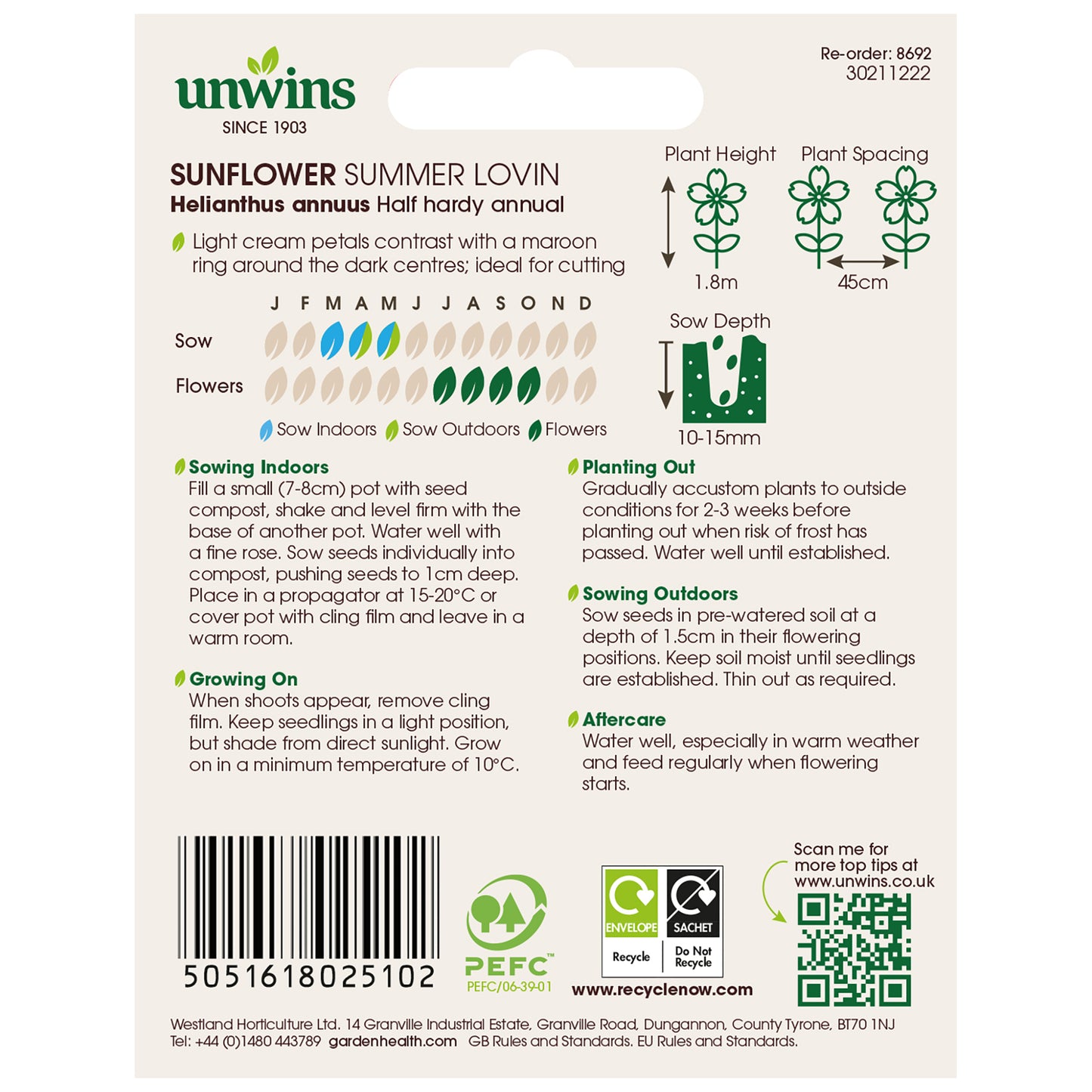 Unwins Sunflower Seed Bundle