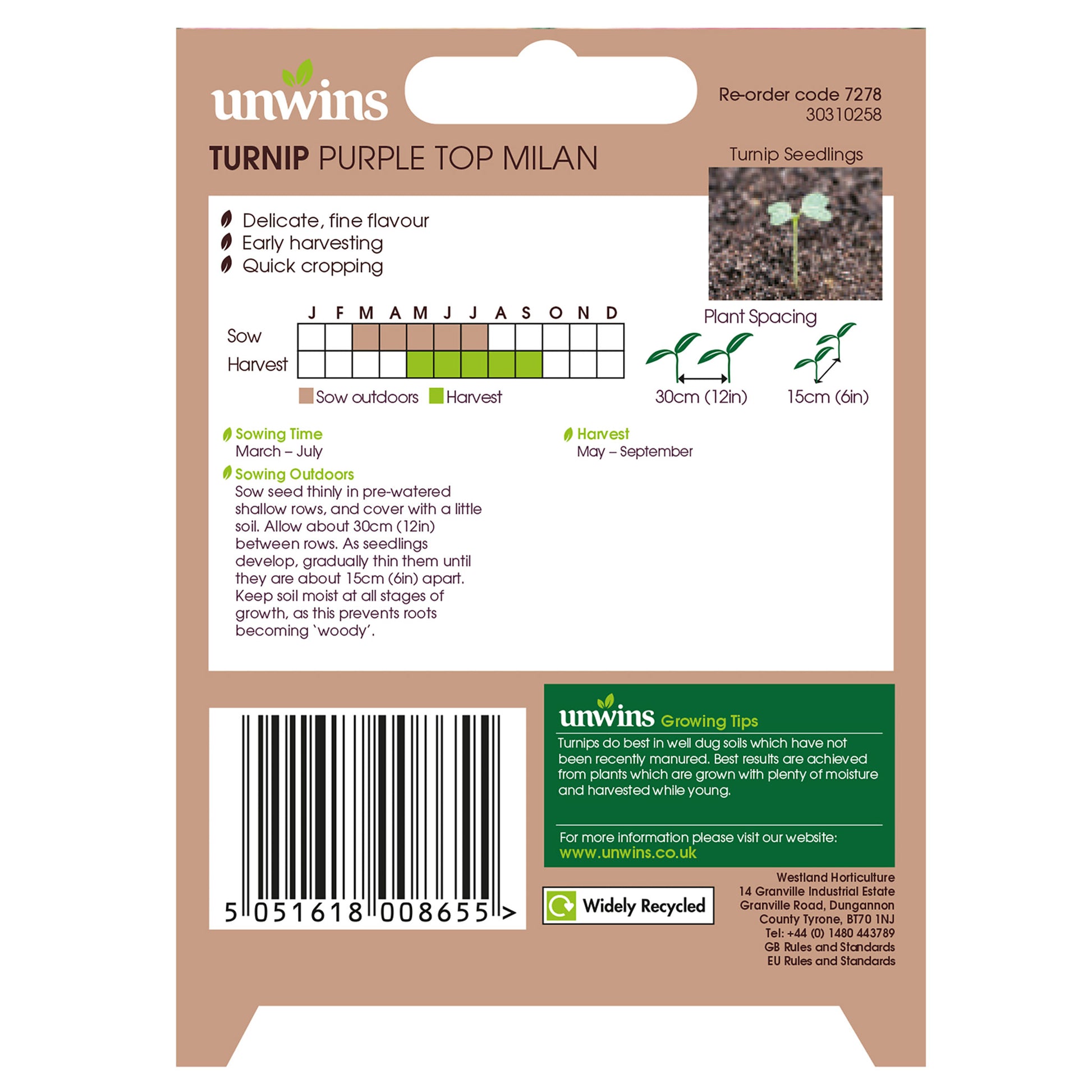 Unwins Winter Warmers Seed Bundle